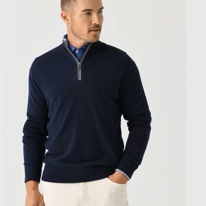 GREYSON MEN'S SEBONACK QUARTER-ZIP Sweater Size Medium